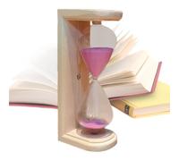Temporizador De - Reloj De De Madera De 19 X 9,5 Cm Y 15 Minutos | Reloj De Aren para Navidad De Acción De Gracias | Baños Termales, Spas, Gimnasios, Yoga, Resistente Al Calor, Cedro, Mon