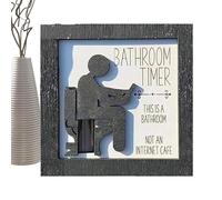 Temporizador de Reloj de para Inodoro, Temporizador de para baño, Herramienta de Entrenamiento para IR al baño, excelente artesanía, Funciona fácilmente, 10 cm, para el hogar y los niños