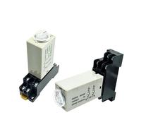 Temporizador de retardo H3Y-2, 12 V CC, 220 V CA, 0-30 s, 0-60 s, 220 V CA con base de enchufe.(12V DC,0-30 Minutes)