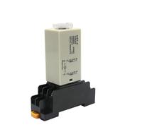 Temporizador de retardo H3Y-2 CA 220V con enchufe Base retardo de encendido giratorio DPDT 0-60 segundos 0-60 minutos temporizador relé de tiempo de sincronización 1 Uds(0-30 Minute)