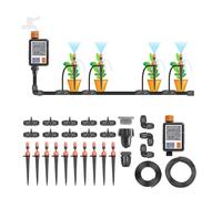 Temporizador De Riego Profesional Para Plantas: Temporización Precisa De 1 S A 300 Min/1 A 15 Días, LCD Grande, Riego Por Goteo Y Aspersión Para Jardines Interiores Y Exteriores, 15 nozzles