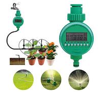 Temporizador de riego, programación automática de 1 minuto a 9 horas 59 minutos Impermeable y resistente a la corrosión Adecuado para jardín doméstico techo césped