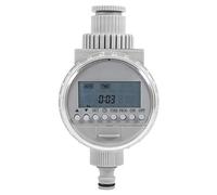 Temporizador de riego solar, temporizador electrónico de agua Acogedor con energía solar, temporizador de riego automático, control de riego, temporizador de riego digital LCD para jardín