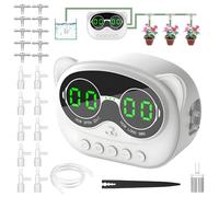 Temporizador de rociador automático inteligente, sujerador de plantas programable con pantalla LED, 1000 ml de volumen de agua Kit de dispositivo de riego por goteo de bricolaje