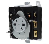 Temporizador de secadora con pantalla fácil de leer y programación de ahorro de energía, cobre chapado en oro, acero galvanizado compatible con GE para modelos Hotpoint