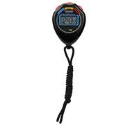 Temporizador Deportivo Profesional, cronómetro electrónico Deportivo Atletismo cronómetro electrónico para Carreras/Carrera/natación(Negro)