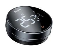 Temporizador Digital Baseus Heyo Pro FMDS000013 Pantalla LED Magnético 3 Niveles Volumen Negro