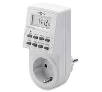 Temporizador digital control precisamente para aparatos electrónicos, 1 pieza, blanco, 51277