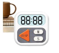 Temporizador digital de cocina - Pantalla LCD con sonido claro, magnético, temporizador silencioso, para barbacoa, enseñanza, estudio, entrenamiento, hogar, oficina, para cocinar, hornear, barbacoa