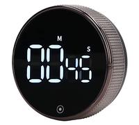 Temporizador Digital de Cocina, Pantalla LED Apagado Automático Operación con un Botón Temporizador de Cuenta Regresiva con Succión Magnética para Gestión del Tiempo, Cocina