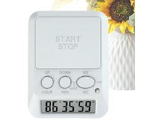 Temporizador digital de cocina | Recordatorio con pantalla LED - con luz y alerta sonora, temporizador digital de cocina, para profesor, estudio, horno, casa, trabajo diario, aula, gimnasio