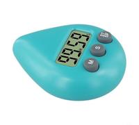 Temporizador digital de ducha con alarma de cuenta regresiva y ventosa, accesorio de baño de ahorro de energía para conservar el agua caliente, compatible con bañera y kit (verde)