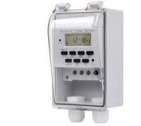 Temporizador digital KG316T-F, 220 V, 30 A, impermeable, for colgar en la pared, programable semanalmente durante 7 días, con bloqueo de botón.