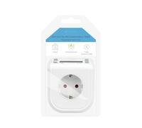 Temporizador Digital Mini de 24 Horas con 1 Toma y Interruptor, Ideal para Control de luz y electrodomésticos.