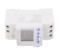 Temporizador Digital Programable Analógico con Pantalla LCD Retroiluminada, 16A, 85-265V - Precisión de 2 Segundos, Programación hasta 96 Ciclos, Fácil Instalación DIN RAIL