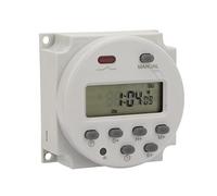 Temporizador Digital Programable con Pantalla LCD Pequeña para Control de Tiempo y Encendido Apagado Automático 5V 5VA Compatible con Sistemas de 7 Días