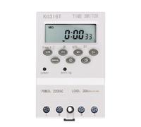 Temporizador digital programable, interruptor de tiempo, 7 días, intervalo de relé semanal, 1 segundo, alta carga, 220 V, 25/30 A, memoria de corte de energía(NBL25A)