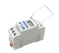 Temporizador digital programable semanal de 7 días, tipo THC15A, con riel DIN 2 cables, control relé, CA 220 V, 230, 12, 24, 48, 16 A(15a,1NO 12V AC DC)