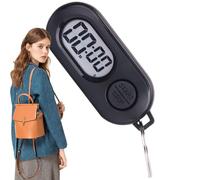 Temporizador digital - Reloj de cuenta regresiva LCD multifuncional, contador de tiempo deportivo con memoria de vuelta, portátil de mano para atletas, para profesores, entrenadores y estudiantes