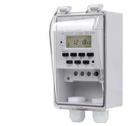 Temporizador Digital semanal for colgar en la pared, interruptor programable de 7 días, temporizador electrónico resistente al agua y al polvo con bloqueo de botón, 220V30A