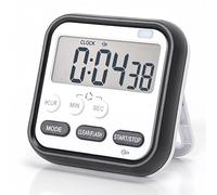 Temporizador digital | Temporizador de cocina magnético | Temporizador con 4 colores temporizador de cocina digital con soporte plegable para cocinar, hornear, hacer deporte y estudiar