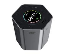 Temporizador digital, temporizador de escritorio giratorio recargable con sensor | Autonomía 60 horas por aula | para estudio, ejercicio, cocina, baño, reuniones, gimnasio