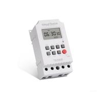 Temporizador digital TM630S-4, programable en 7 días, 12 V 30 A para relé con pantalla LCD, función de memoria en caso de apagón, para iluminación y electrodomésticos