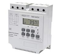 Temporizador digital y temporizador programable en 3 fases, 380 V/25 A, corriente trifásica, interruptor de relé de tiempo con programación 1S-168h, para industria, comercio, exterior