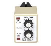 Temporizador doble ajustable ATDV-N, 6S, 60S, encendido y apagado, relé mecánico, placa de 220 V CA, compatible con base for piscina