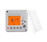 Temporizador Eléctrico Programable Digital con Pantalla Retroiluminada, Chip de Grado Industrial, Antiinterferencias, Duradero, Adecuado para Electrodomésticos, (220 VCA TM617-2)