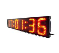 Temporizador electrónico de competición con pantalla LED de 6 pulgadas y 12V, Control remoto for juegos de pista, competición de velocidad Múltiples modos