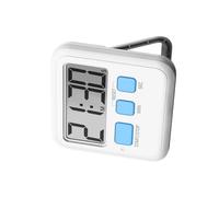 Temporizador electrónico multifunción de cuenta regresiva con 3 niveles de volúmenes y soporte, apto para cocina, fitness, hogar, oficina, gimnasio, fácil de leer. Temporizador digital