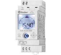 Temporizador Finder 230 V IP20 16 A, Riel DIN, SPDT, 12.81.8.230.0000