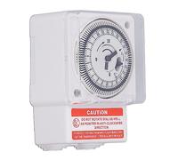 Temporizador Industrial SL-189, Temporizador, Interruptor de Tiempo de Motor de Cuarzo de 24 Horas, Resistente Al Agua con Carcasa Retardante de Llama de PC para Red Estatal, Supermercado, Hogar