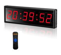 Temporizador LED de 2,3 pulgadas for gimnasio, cronómetro de intervalos, cuenta atrás, reloj de pared, cronómetro deportivo for gimnasio en casa, reloj en tiempo Real