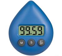 Temporizador magnético en forma de gota con función de cuenta regresiva de 99 minutos, construcción de enfoque y desarrollo de rutina académica (azul)