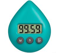 Temporizador magnético en forma de gota con función de cuenta regresiva de 99 minutos, construcción de enfoque y desarrollo de rutina académica (verde)