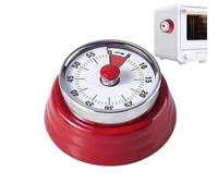 Temporizador mecánico con función de cuerda manual - con 75 dB de cuenta atrás fuerte y visual, temporizador de huevos mecánico, para el uso en el hogar, la escuela, la oficina mientras aprende