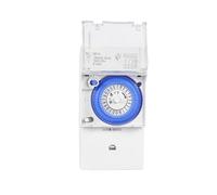 Temporizador mecánico de 1 pieza - Relé programable de 24 horas for automatización del hogar y la oficina - Temporizador de riel DIN de 220 V CA(Sul 181 D)