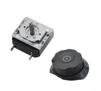 Temporizador mecánico de cocina de 120 minutos con perilla de dial y alarma de campana, temporizador de carrito de arroz al vapor para cocina comercial y preparación de alimentos (B)
