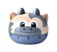 Temporizador mecánico de cocina, diseño de animales, 60 minutos de cuenta atrás, temporizador de huevos, temporizador de corta duración, temporizador de huevos, lujuria