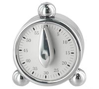 Temporizador mecánico de cuenta regresiva de 60 minutos con alarma fuerte para hornear, cocinar, tiempo de comida y gestión del tiempo, uso doméstico e institucional