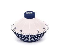 Temporizador mecánico Giratorio de 60 Minutos for Cocina con tictac y Timbre Fuertes for Que los niños aprendan, cocinen usen en el Aula(BLU)