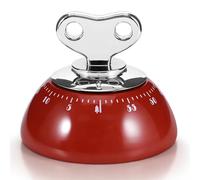 Temporizador mecánico magnético, temporizador de huevos mecánico de 60 minutos, alarma mecánica fuerte y parte trasera magnética para cocinar, hornear, oficina y estudio