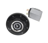 Temporizador mecánico para microondas, horno y arrocera, botón giratorio de metal con señal de campana, 30/60/90/120 minutos, CA 250 V 16 A (30 minutos)