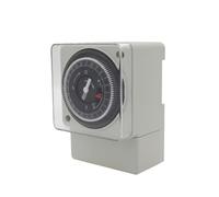 Temporizador mecánico programable de 24 horas con riel DIN MT188. Controlador de cuenta regresiva for ahorro de energía en el hogar y la oficina.