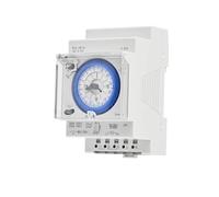 Temporizador mecánico SUL181D de 24 Horas (1 Unidad) - Temporizador programable de riel DIN for electrodomésticos de 220 V CA