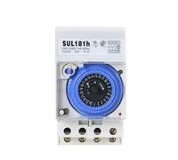 Temporizador mecánico SUL181h for riel DIN (1 Unidad), programable Durante 30 Minutos, 110 V/220 V, for automatización del hogar y la Oficina.