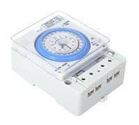 Temporizador Mecánico TB388, 15 Minutos, 24 Horas, Interruptor de Tiempo, relé AC250V 20A, Accesorios Profesionales sin Fallo de Energía