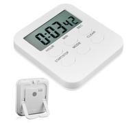 Temporizador multifunción, despertador multimodo, temporizador de cocina, gestor de tiempo con pantalla grande, adecuado para cocina, estudio y trabajo